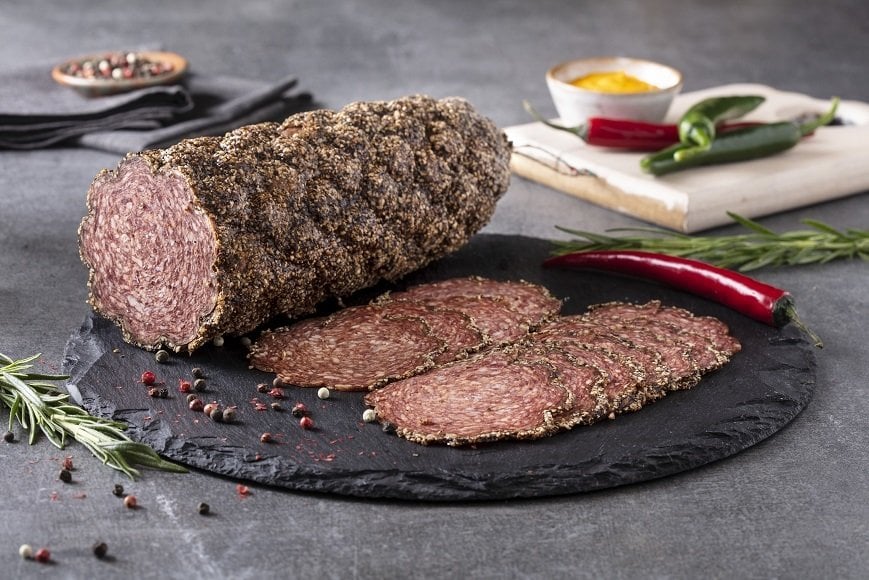 FERMENTE İTALYAN SALAM KARABİBERLİ 200 Gr